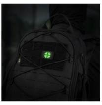 Nášivka M-Tac Clover Molle Patch - čierna-zelená