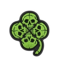 Nášivka M-Tac Fucking Luck - zelená-čierna