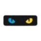 Nášivka M-Tac Cat Eyes - čierna-modrá-žltá Nášivka M-Tac Cat Eyes - čierna-modrá-žltá