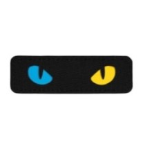 Nášivka M-Tac Cat Eyes - čierna-modrá-žltá