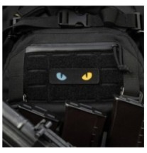 Nášivka M-Tac Cat Eyes - čierna-modrá-žltá