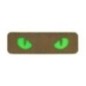 Nášivka M-Tac Cat Eyes - coyote-zelená Nášivka M-Tac Cat Eyes - coyote-zelená