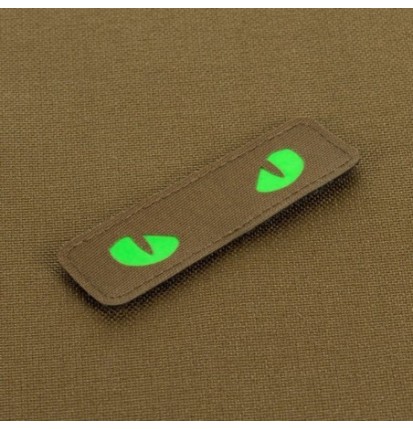 Nášivka M-Tac Cat Eyes - coyote-zelená