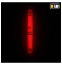 Svietiace tyčinky M-Tac Light Sticks 4,5 x 40 mm 10 ks - červené