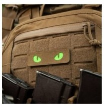 Nášivka M-Tac Cat Eyes - coyote-zelená