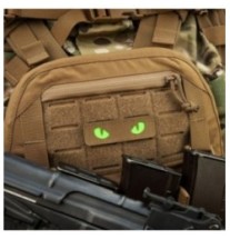 Nášivka M-Tac Cat Eyes - coyote-zelená