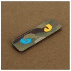 Nášivka M-Tac Cat Eyes - multicam-modrá-žltá