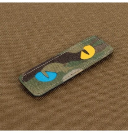 Nášivka M-Tac Cat Eyes - multicam-modrá-žltá
