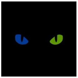 Nášivka M-Tac Cat Eyes - multicam-modrá-žltá