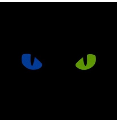 Nášivka M-Tac Cat Eyes - multicam-modrá-žltá
