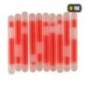 Svietiace tyčinky M-Tac Light Sticks 4,5 x 40 mm 10 ks - červené Svietiace tyčinky M-Tac Light Sticks 4,5 x 40 mm 10 ks - červené