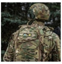 Nášivka M-Tac Cat Eyes - multicam-modrá-žltá