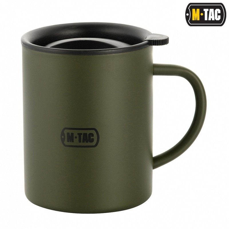 Hrnček M-Tac Insulated Mug 400 ml - olivový