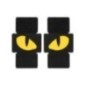 Nášivka M-Tac Tiger Eyes Laser Cut 2 ks - čierna-žltá
