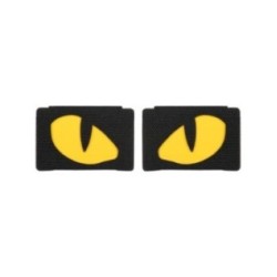 Nášivka M-Tac Tiger Eyes Laser Cut 2 ks - čierna-žltá