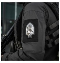 Nášivka M-Tac Spades Valkyrie Print - farebná-čierna