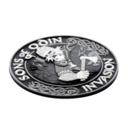 Nášivka M-Tac Sons of Odin 3D - sivá-čierna