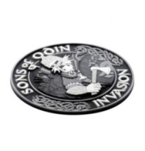 Nášivka M-Tac Sons of Odin 3D - sivá-čierna