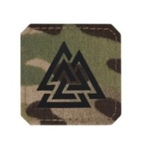 Nášivka M-Tac Valknutý Laser Cut - multicam-čierna