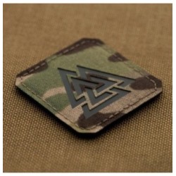 Nášivka M-Tac Valknutý Laser Cut - multicam-čierna