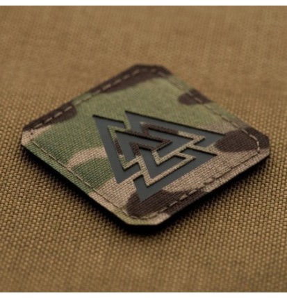 Nášivka M-Tac Valknutý Laser Cut - multicam-čierna