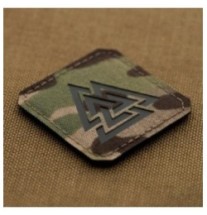 Nášivka M-Tac Valknutý Laser Cut - multicam-čierna