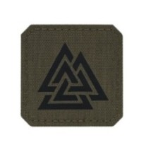 Nášivka M-Tac Valknutý Laser Cut - olivová-čierna
