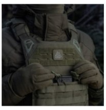 Nášivka M-Tac Valknutý Laser Cut - olivová-čierna