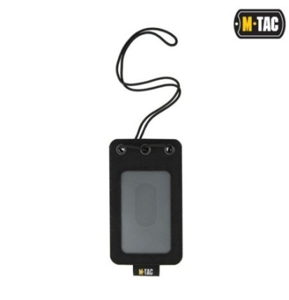 Vrecko na preukaz M-Tac Hanging ID Card Case - čierny