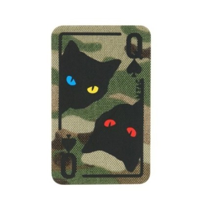 Nášivka M-Tac Queen of Spades - multicam