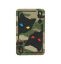 Nášivka M-Tac Queen of Spades - multicam