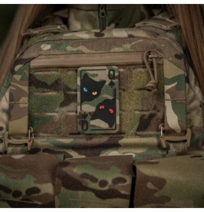 Nášivka M-Tac Queen of Spades - multicam