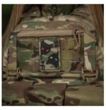 Nášivka M-Tac Queen of Spades - multicam