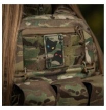 Nášivka M-Tac Queen of Spades - multicam