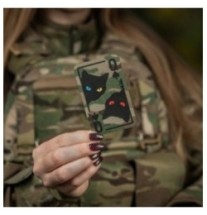 Nášivka M-Tac Queen of Spades - multicam