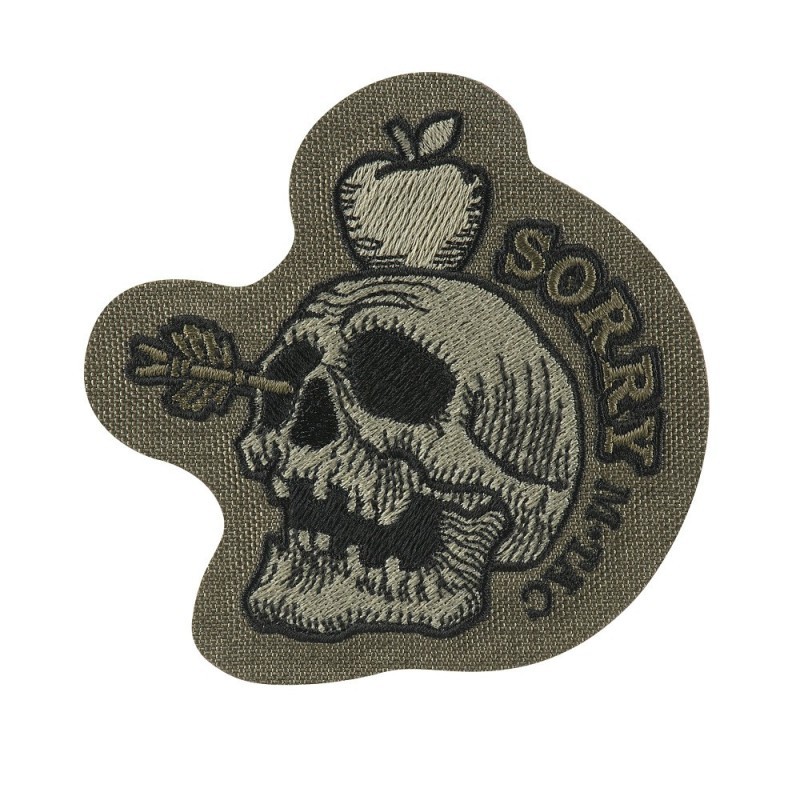 Nášivka M-Tac Sorry Skull - ranger green Nášivka M-Tac Sorry Skull - ranger green