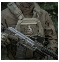 Nášivka M-Tac Sorry Skull - ranger green