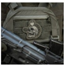 Nášivka M-Tac Sorry Skull - ranger green