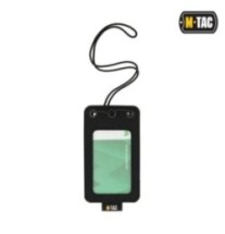 Vrecko na preukaz M-Tac Hanging ID Card Case - čierny
