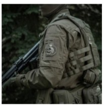 Nášivka M-Tac Sorry Skull - ranger green