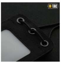 Vrecko na preukaz M-Tac Hanging ID Card Case - čierny