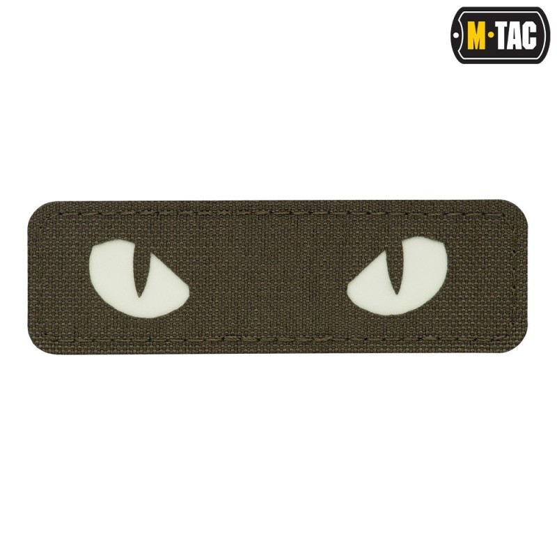 Nášivka M-Tac Cat Eyes - olivová-biela Nášivka M-Tac Cat Eyes - olivová-biela