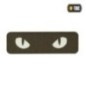 Nášivka M-Tac Cat Eyes - olivová-biela Nášivka M-Tac Cat Eyes - olivová-biela