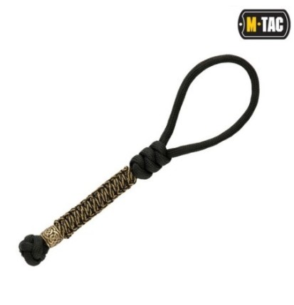 Šnúrka na nôž M-Tac Lanyard Scandinavian - čierna