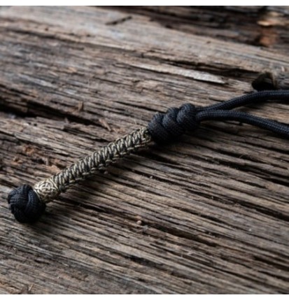 Šnúrka na nôž M-Tac Lanyard Scandinavian - čierna
