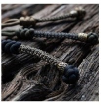 Šnúrka na nôž M-Tac Lanyard Scandinavian - čierna
