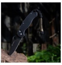 Šnúrka na nôž M-Tac Lanyard Scandinavian - čierna