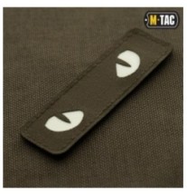 Nášivka M-Tac Cat Eyes - olivová-biela