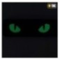 Nášivka M-Tac Cat Eyes - olivová-biela Nášivka M-Tac Cat Eyes - olivová-biela