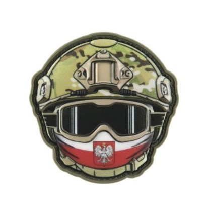 Nášivka helma M-Tac Poland 6 - multicam